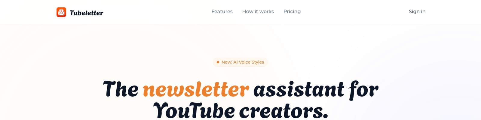 Tubeletter.ai